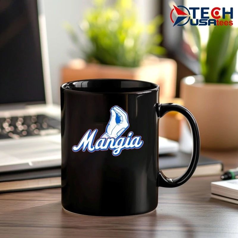 Mangia Italian hand shirt