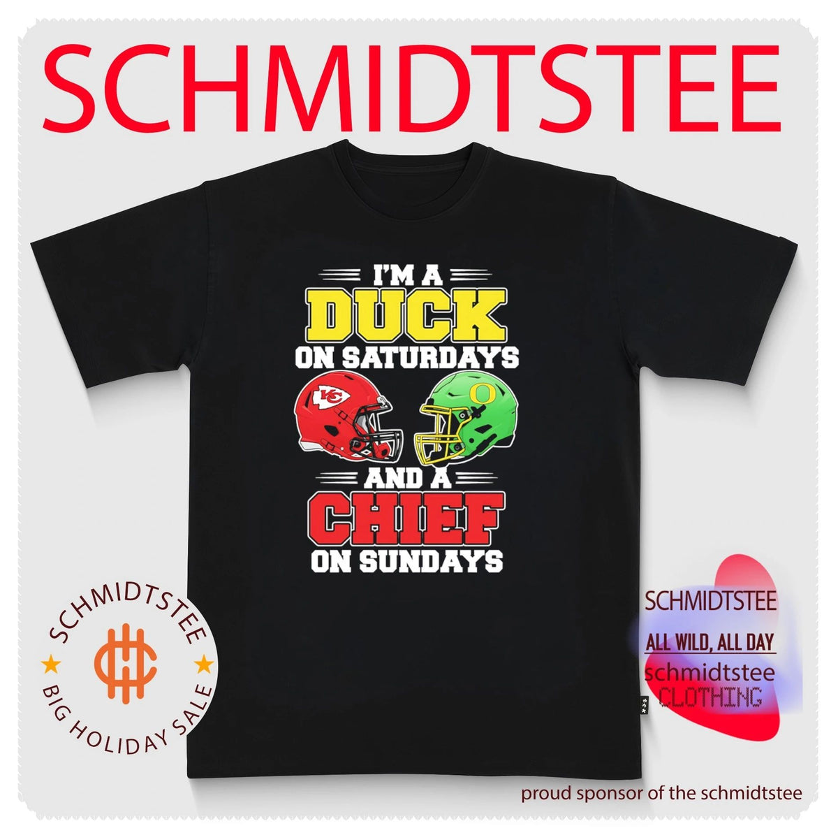 I’m a Duck on Saturdays and a Chief on Sundays shirt