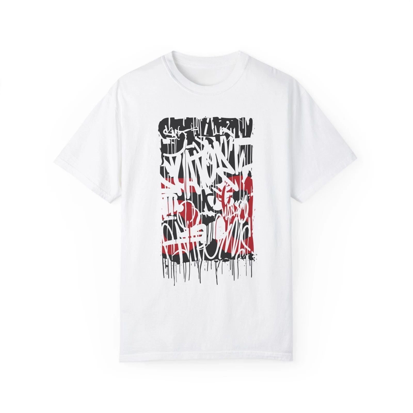 Urban Graffiti Art Style Quote :: Unisex Garment-Dyed T-shirt