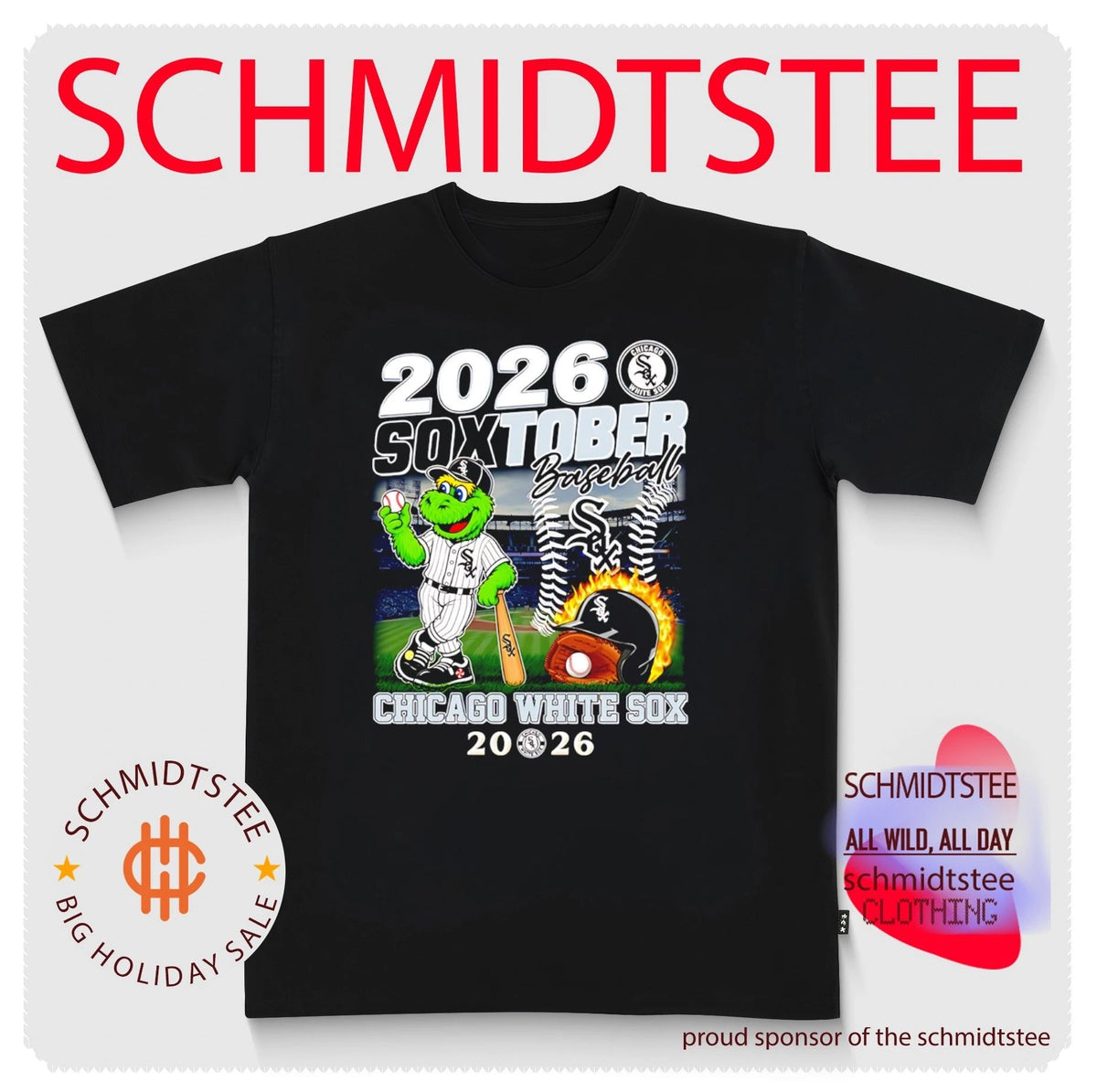 Chicago White Sox Soxtober Postseason 2026 mascot shirt