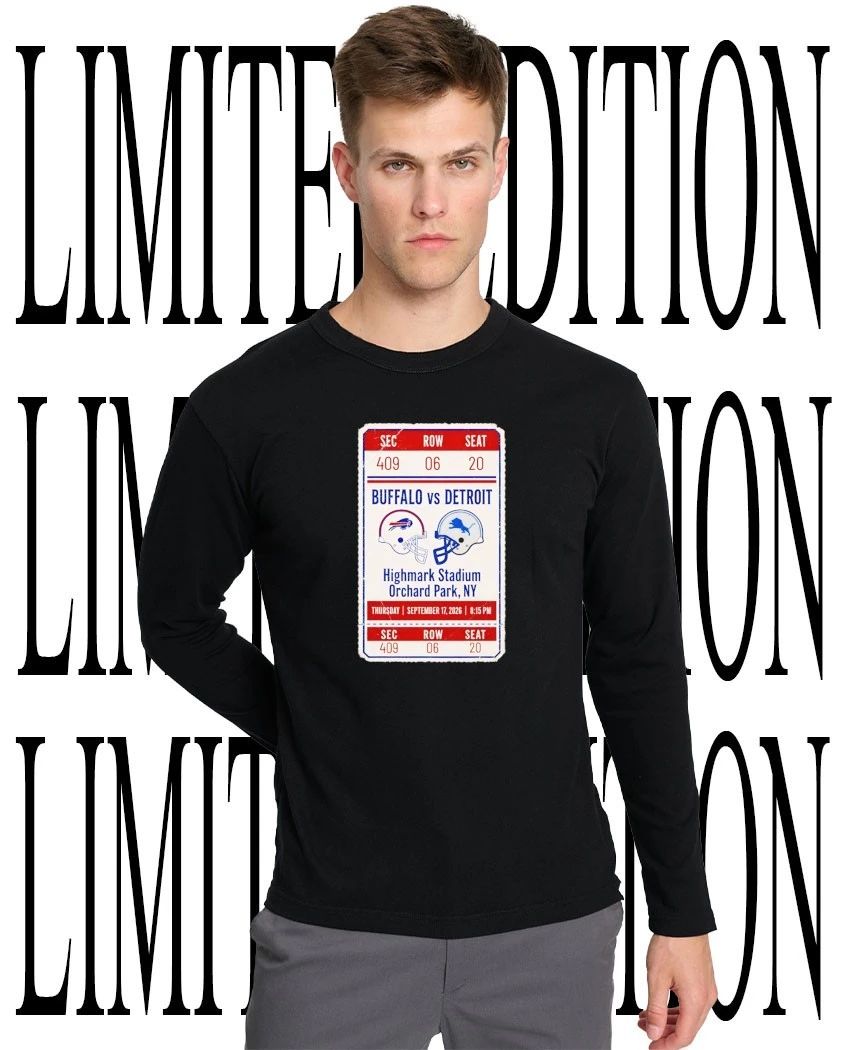 Buffalo vs Detroit Highmark Stadium Orchard Park NY shirt