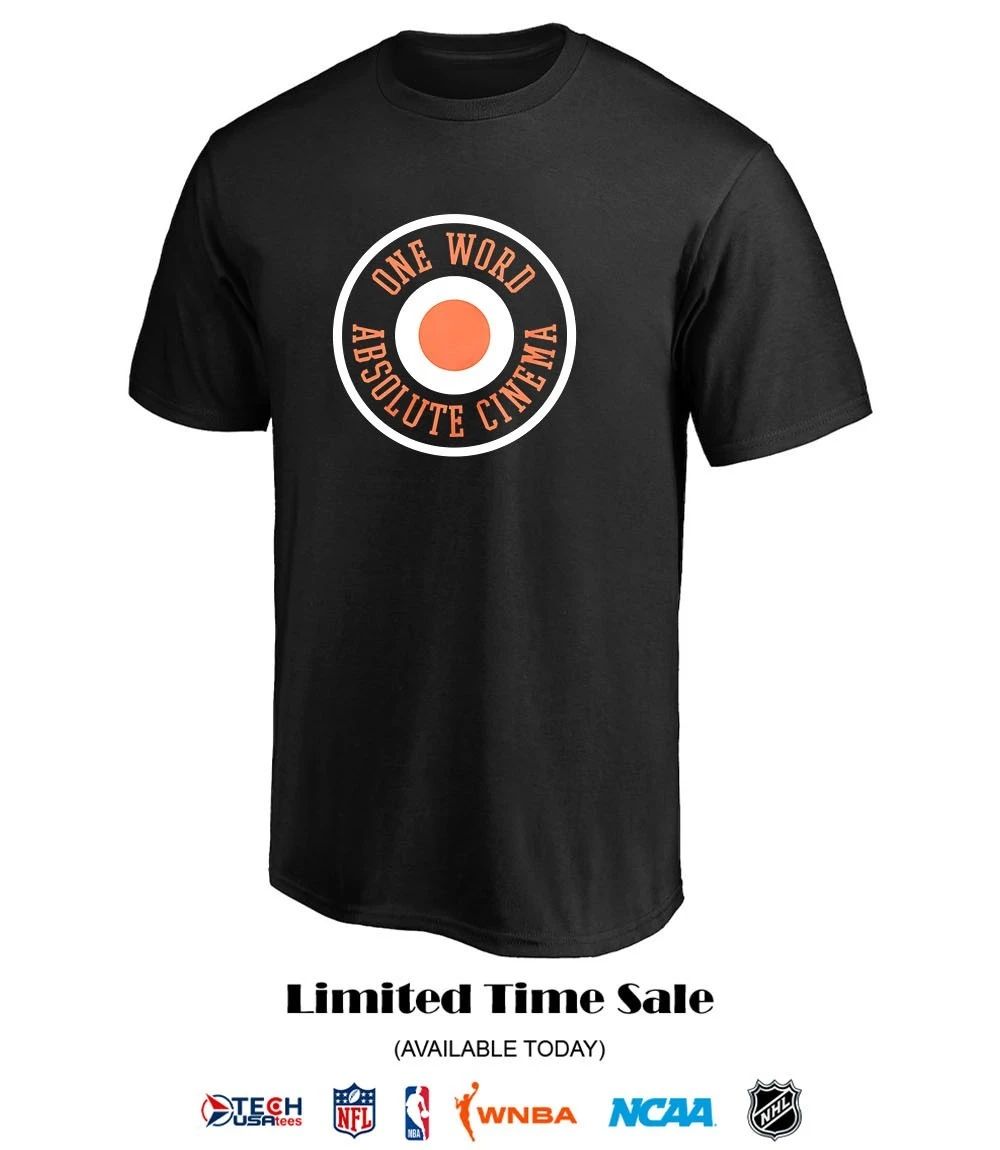 Philadelphia Flyers One World Absolute Cinema shirt