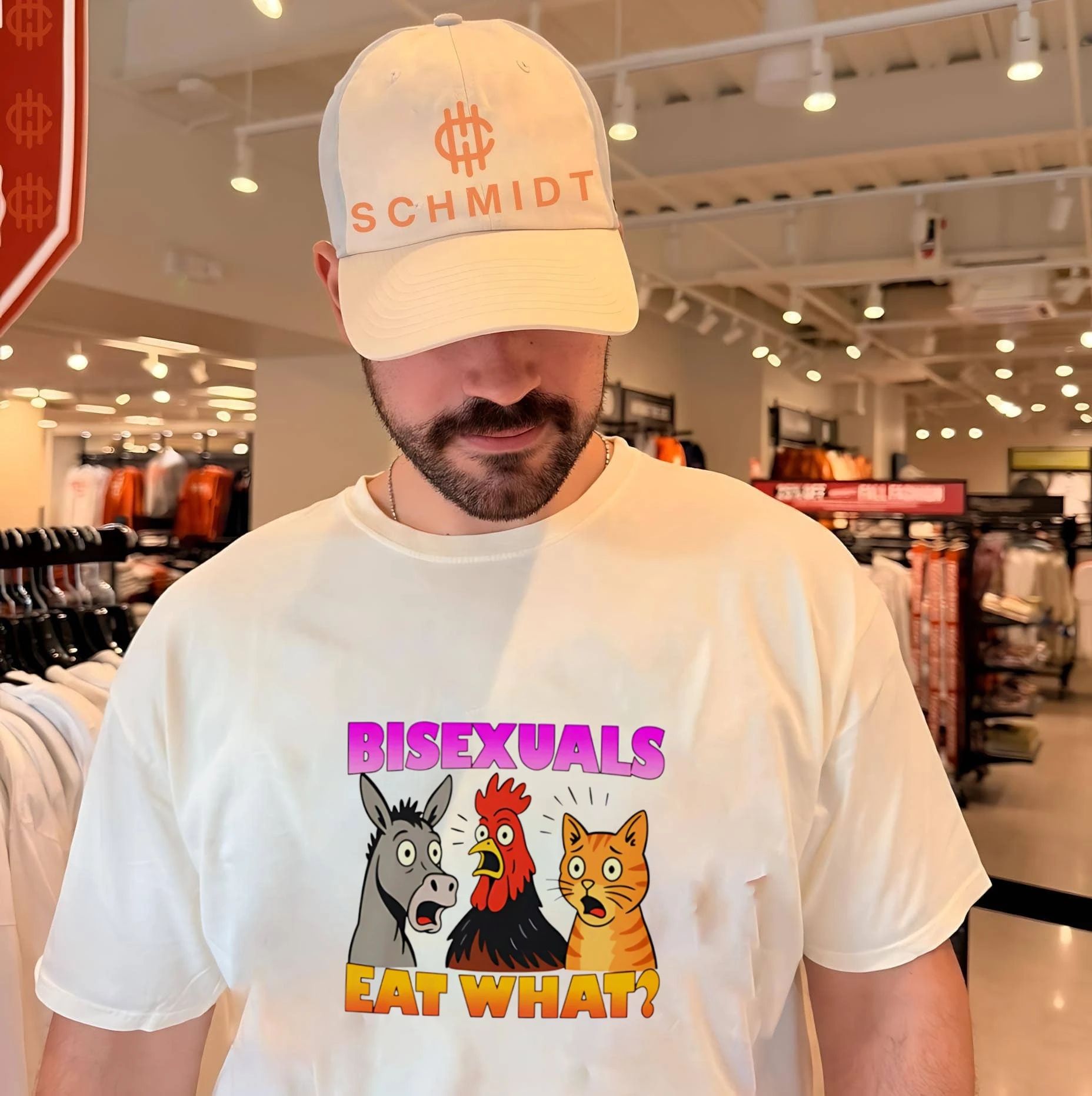 Bisexual eat what donkey chicken cat shirt