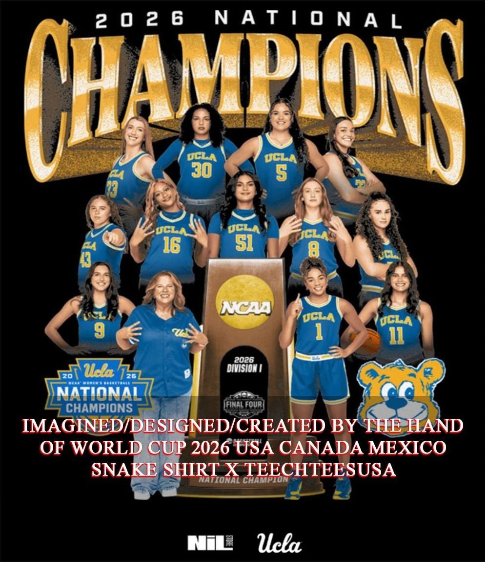 UCLA Bruins 2026 NCAA Women’s Basketball National Champions Trophy shirt