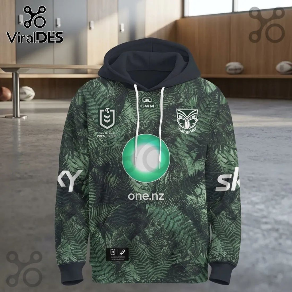 New Zealand Warriors 2026 Junior Te Taiao Hoodie