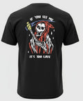 Cactus Skull Shirt Mens Large Black Graphic Tee Grim Reaper Streetwear Gothic
