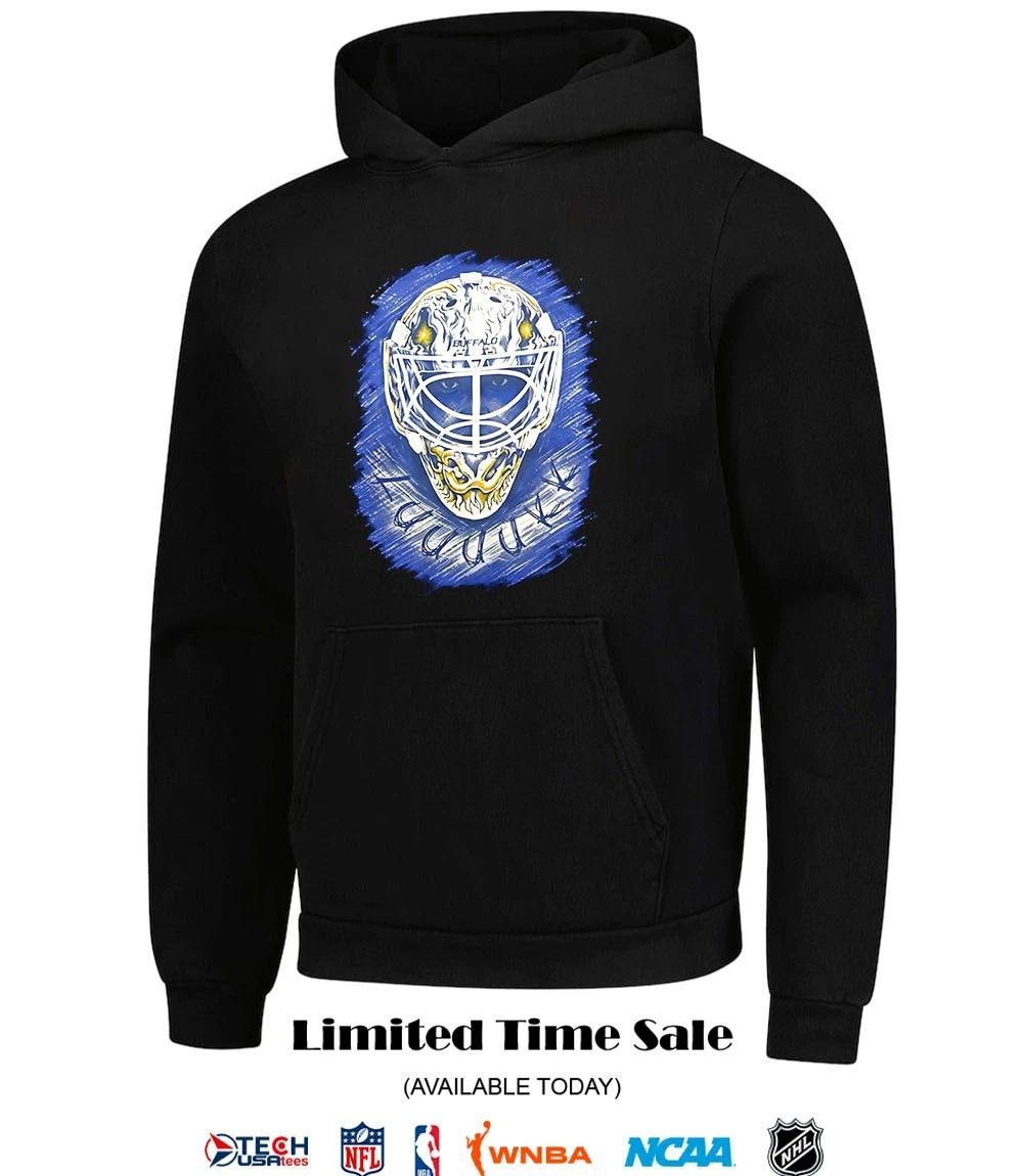 LUUUUUKK Buffalo Sabres Ukko-Pekka Luukkonen goalie mask shirt