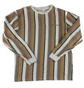 Pacsun Shirt Mens M Multicolor Striped T-shirt Long Sleeve Retro 90s Comfort