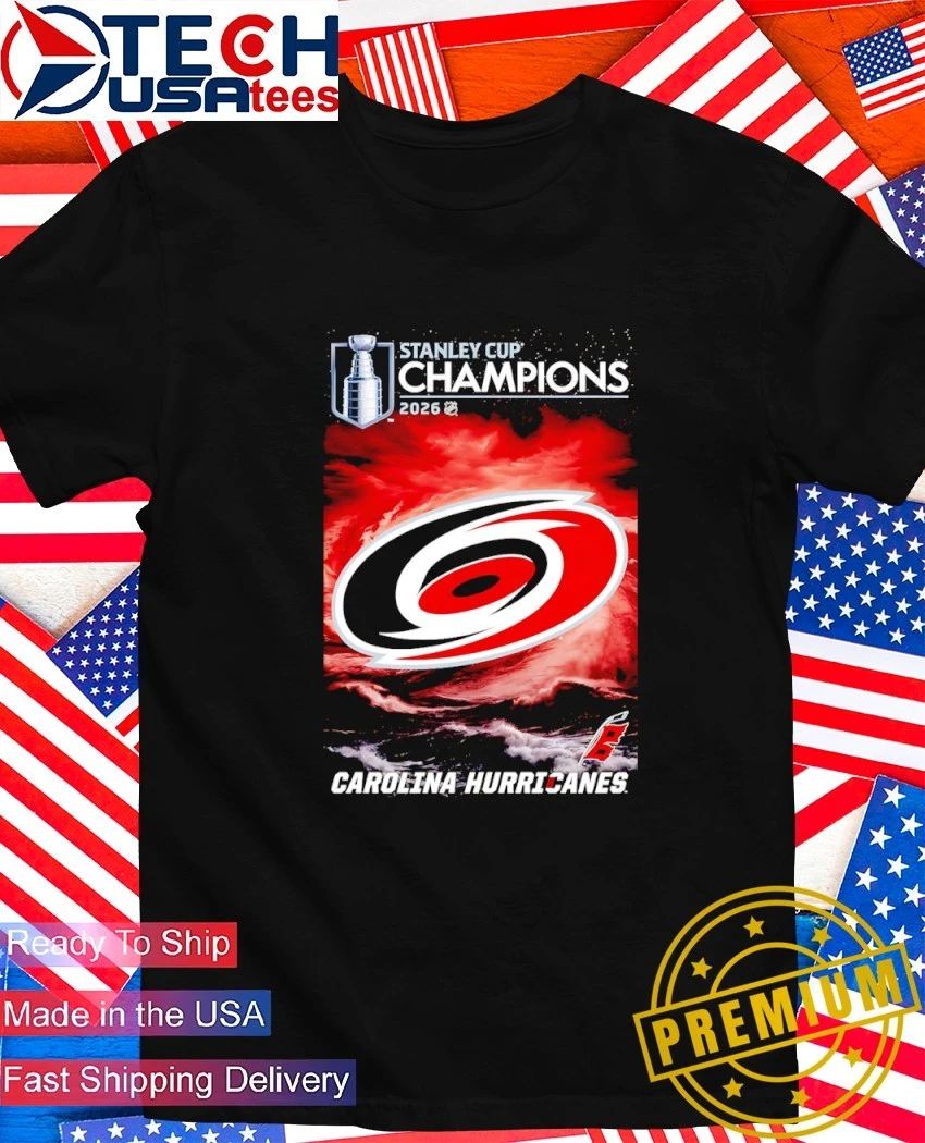 Stanley Cup Champions Carolina Hurricanes 2026 logo shirt