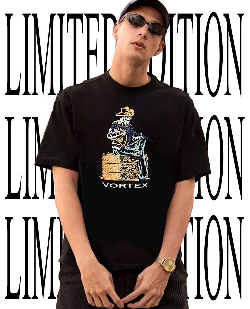 Vorter skeleton gun shirt