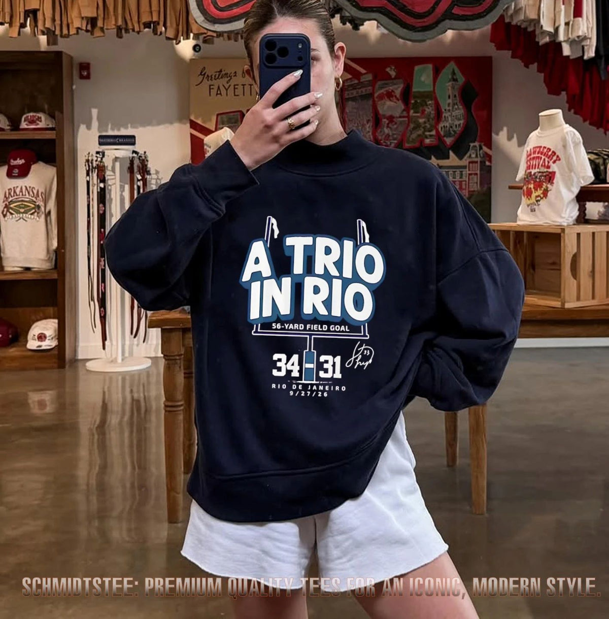 Tyler Loop Baltimore Ravens A Trio In Rio 56 Yard Field Goal 34-31 shirt