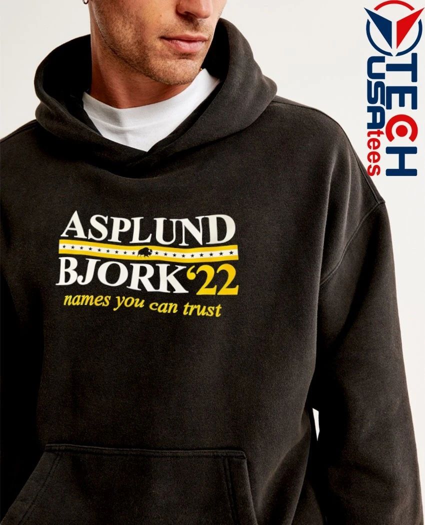 Buffalo Sabres Rasmus Asplund and Anders Bjork ’22 names you can trust shirt