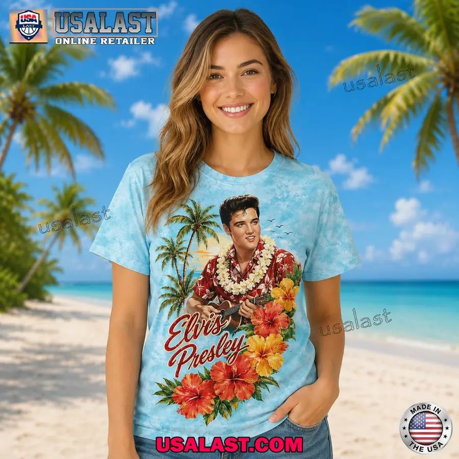 Elvis Presley Aloha From Hawaiian 3D T-Shirt