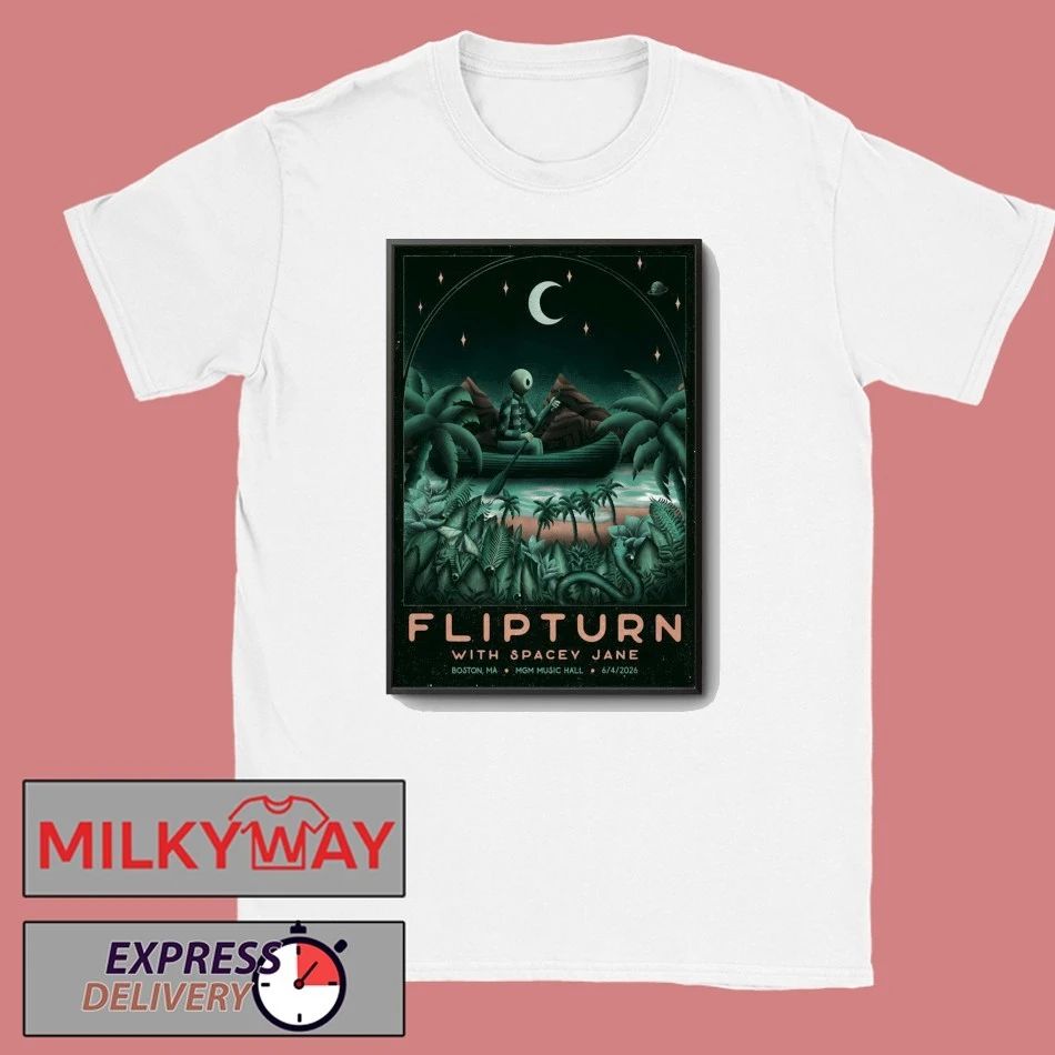 Flipturn Boston MA On Jun 4 2026 Tour Poster shirt