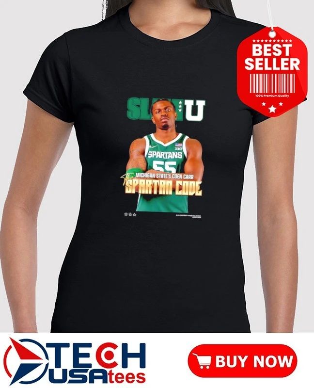 Slam The Michigan State’s Coen Carr Spartan Code shirt