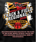 2026 SCHSL Middle School Track and Field Regional Invitational shirt