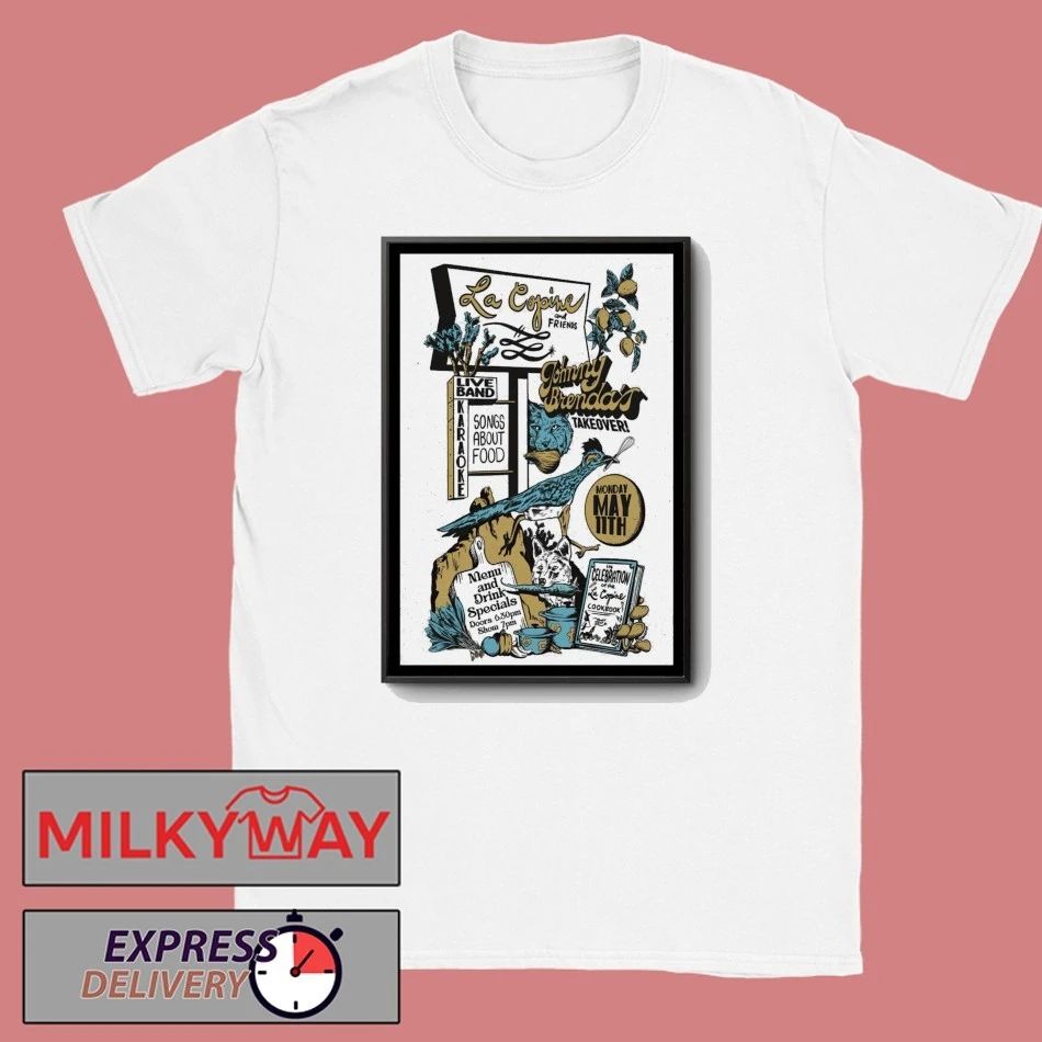 La Copine and Friends May 11, 2026 Johnny Brenda’s, Philadelphia, PA Poster shirt