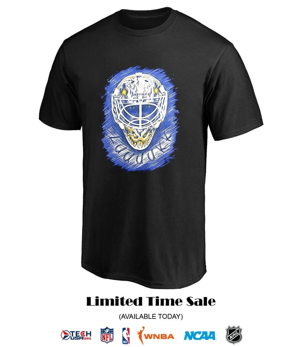 LUUUUUKK Buffalo Sabres Ukko-Pekka Luukkonen goalie mask shirt