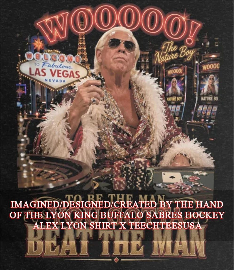 Vegas Ric Flair to be the man you gotta beat the man shirt