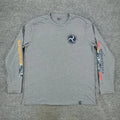 Sakaida & Sons Shirt Men's XL Gray Trucking Logo Graphic Tee Long Sleeve Adult