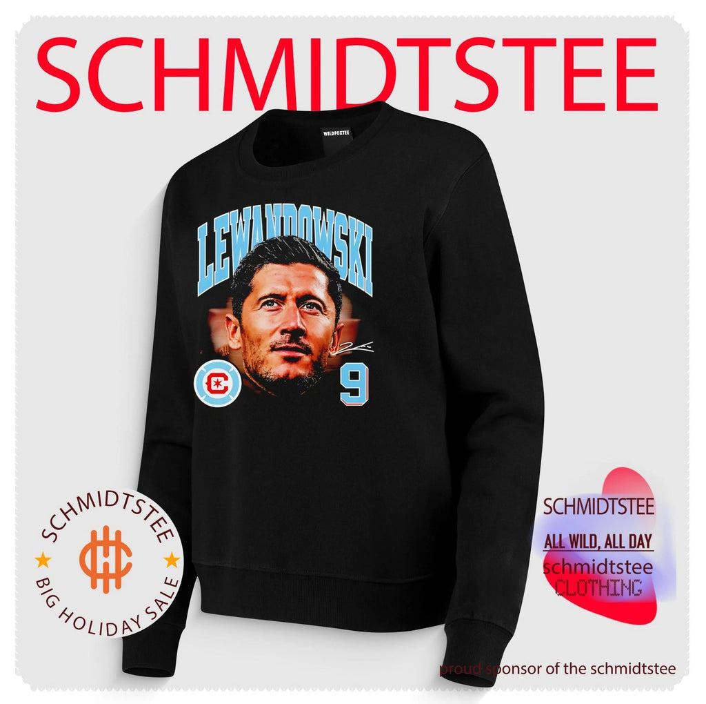 Robert Lewandowski Chicago Fire Profile big head signature shirt