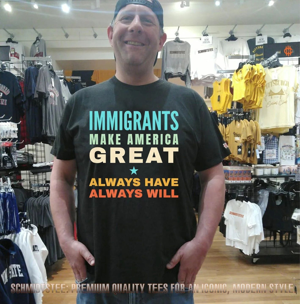 Immigrants make America great always have always will shirt