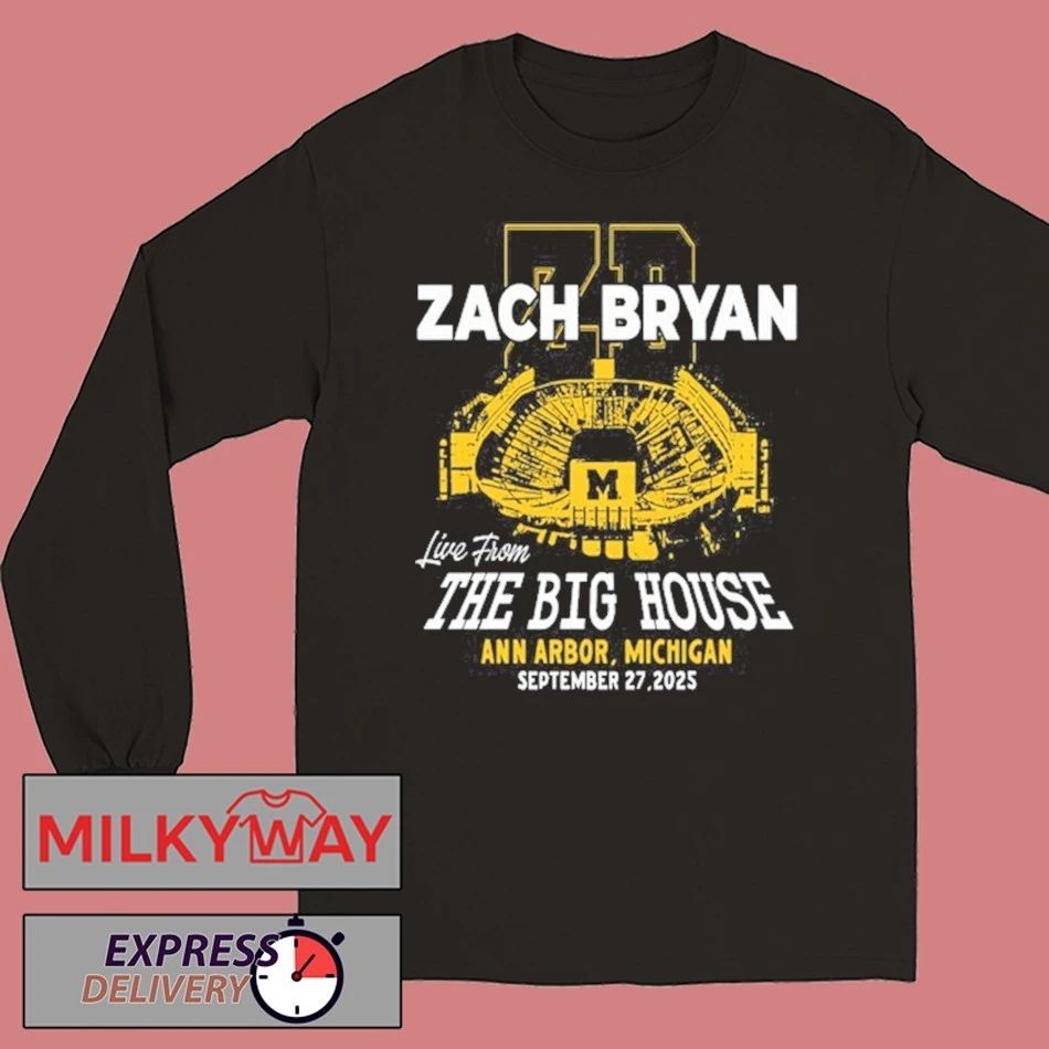 2026 Zach Bryan The Big House TOUR shirt