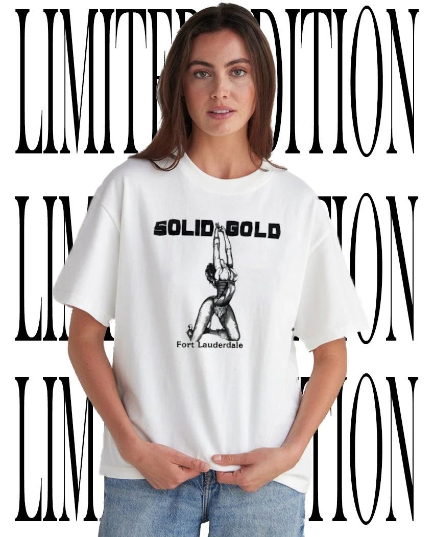 Solid Gold Fort Lauderdale Vintage Woman Graphic shirt