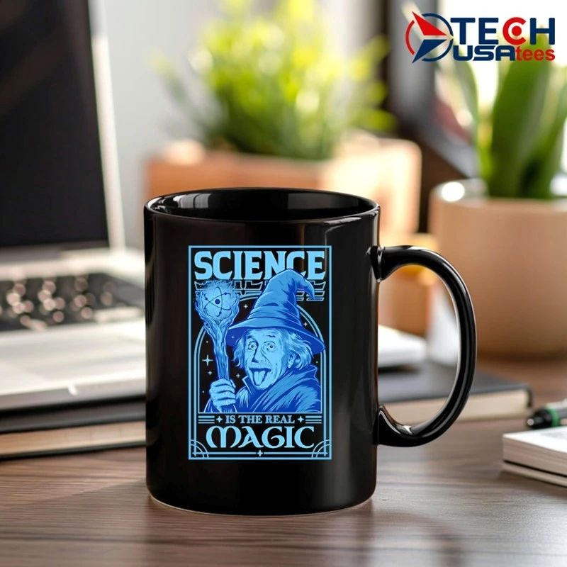 Science is the Real Magic Reload Einstein as Gandalf shirt