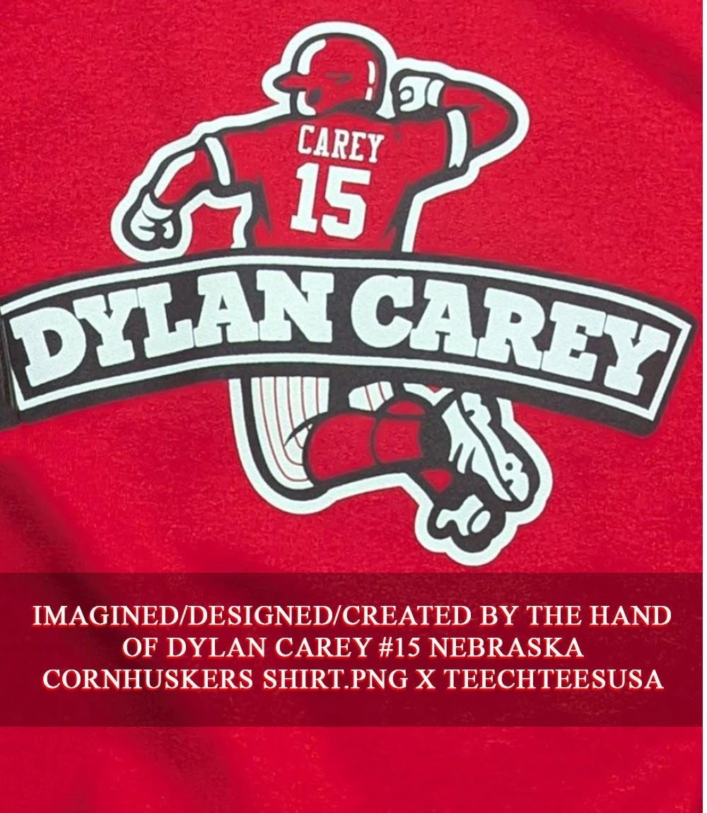 Dylan Carey #15 Nebraska Cornhuskers shirt