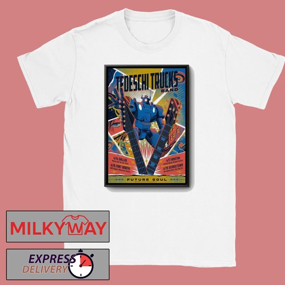 Apr 15 2026 Tedeschi Trucks Band Poster Texas Tour shirt