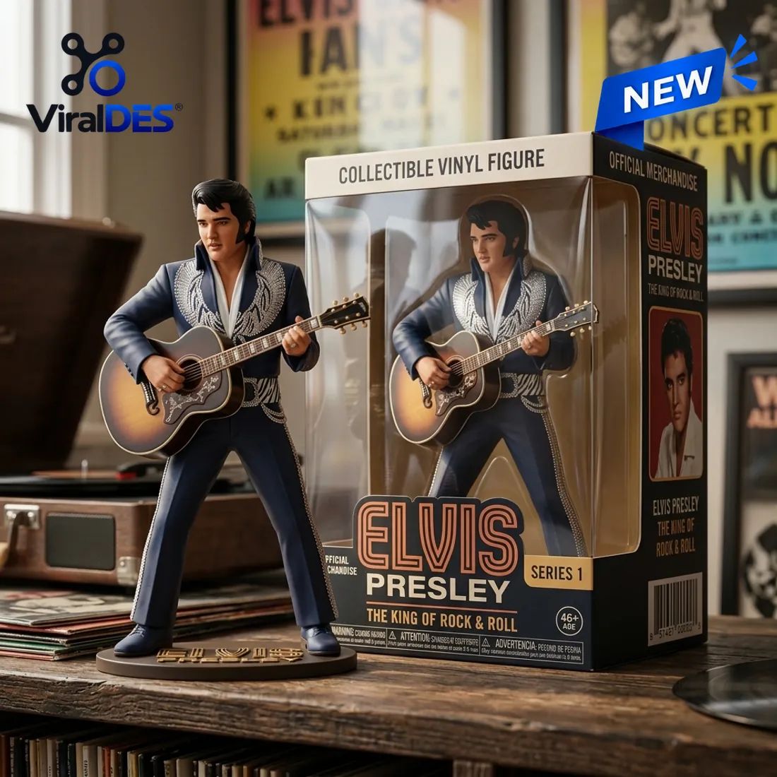 Elvis Presley Jumpsuit 3D Vinyl Figure