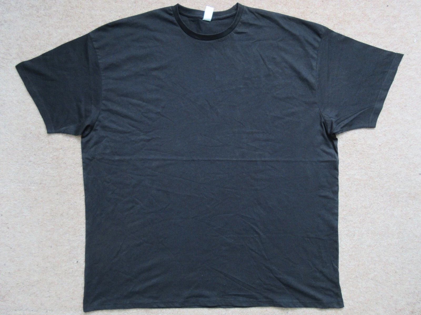 5 Pack Uneek  Black Short Sleeve T-Shirts . Choose From 3XL, 4XL, 5XL