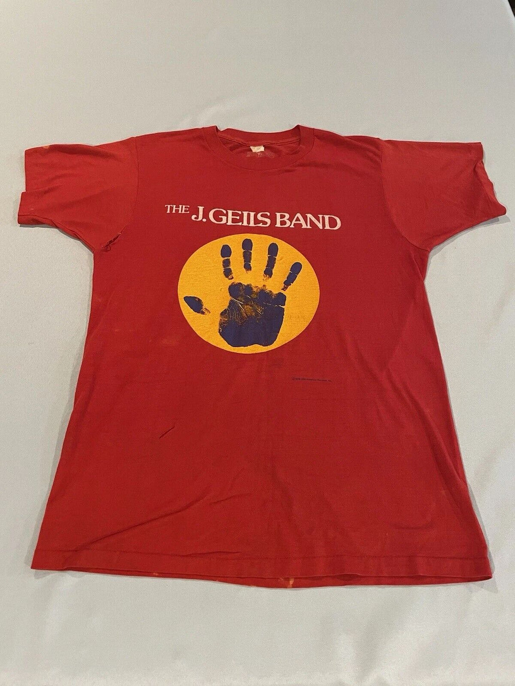 The J. Geils Band Music Red Black T-Shirt Cotton All Size NT52