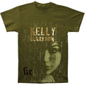 Men's Kelly Clarkson Scratches Slim Fit T-shirt Large Black