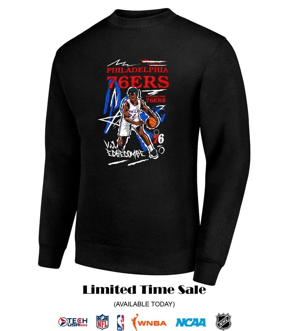 VJ Edgecombe Philadelphia 76ers Basketball graphic shirt