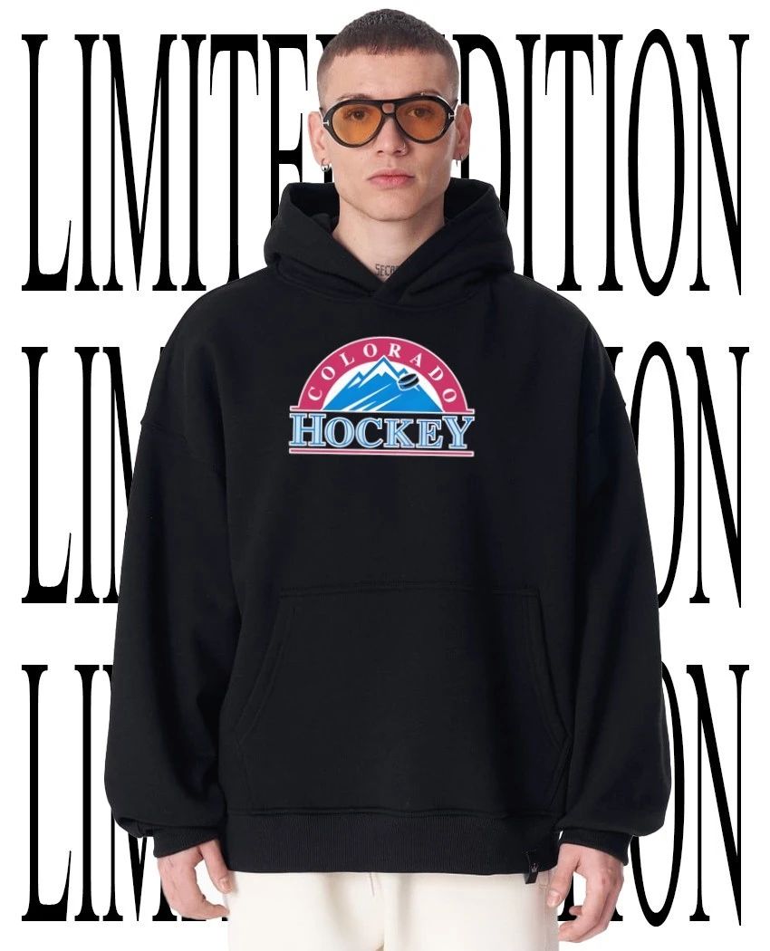 Colorado Avalanche Hockey mountain logo shirt