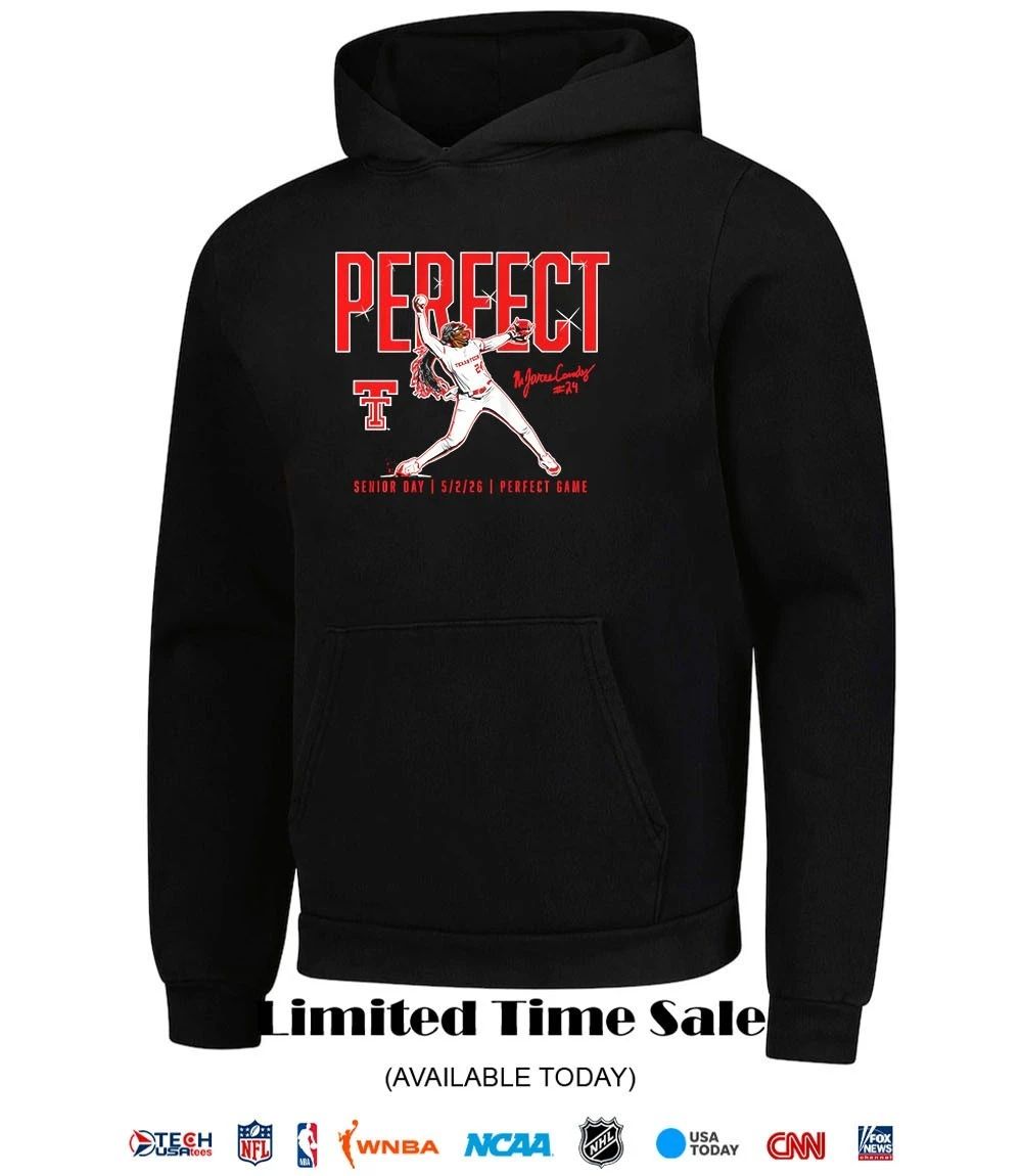 Texas Tech Red Raiders Softball NiJaree Canady Perfect Game 2026 signature shirt