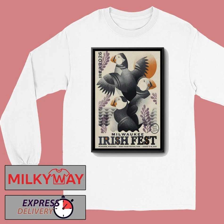 Milwaukee Irish Fest Milwaukee WI 8 13-8 16 2026 Poster shirt
