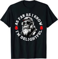 As Far As I Know I'm Delightful Funny Monkey T Shirt