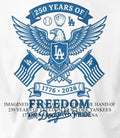250 years of Freedom and Los Angeles Dodgers Pride 1776-2026 shirt