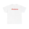 Avianca Airlines Unisex Heavy Cotton Tee, Travel T-Shirt, Airplane Lover Shirt,