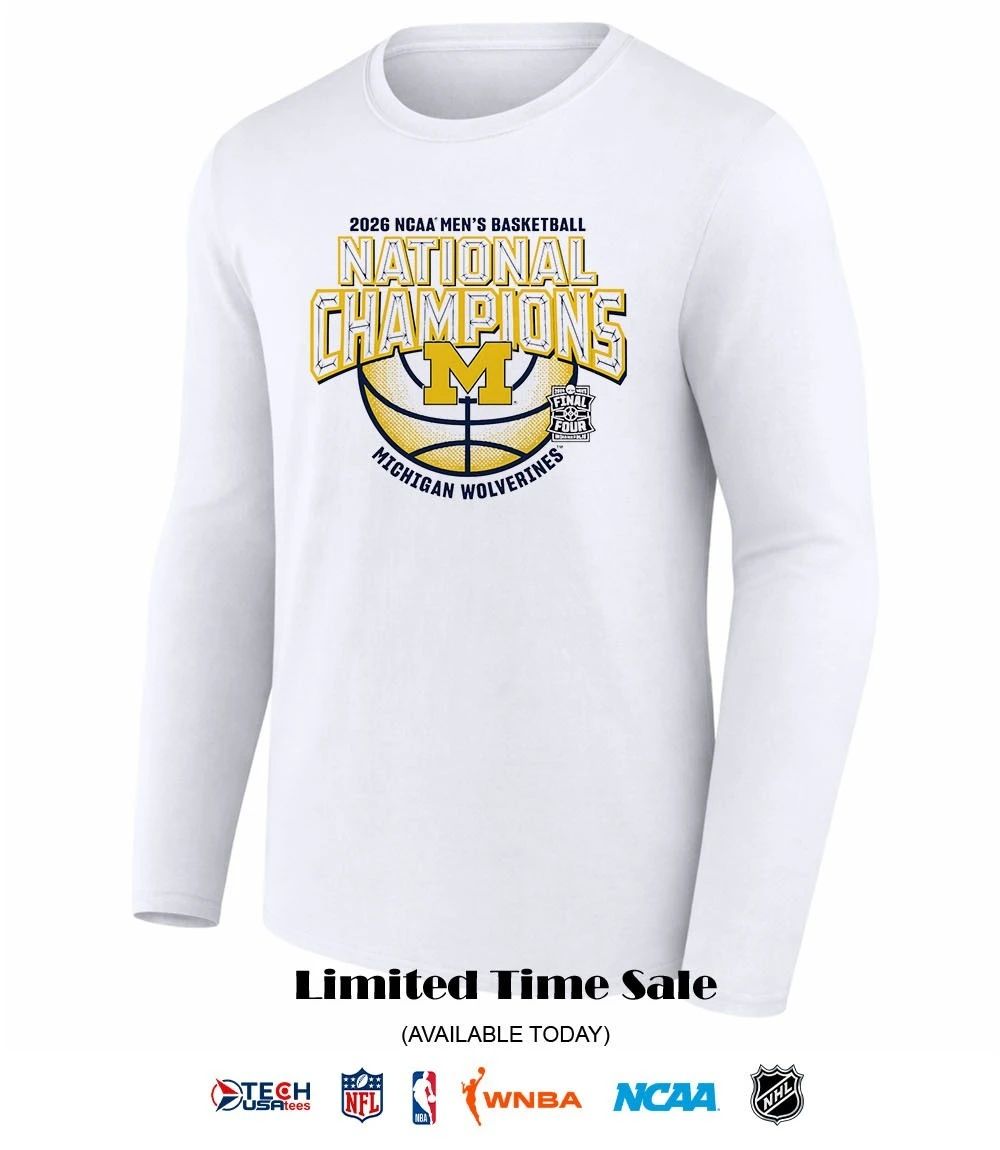 2026 NCAA Men’s Basketball National Champs Final Four Michigan Wolverines shirt