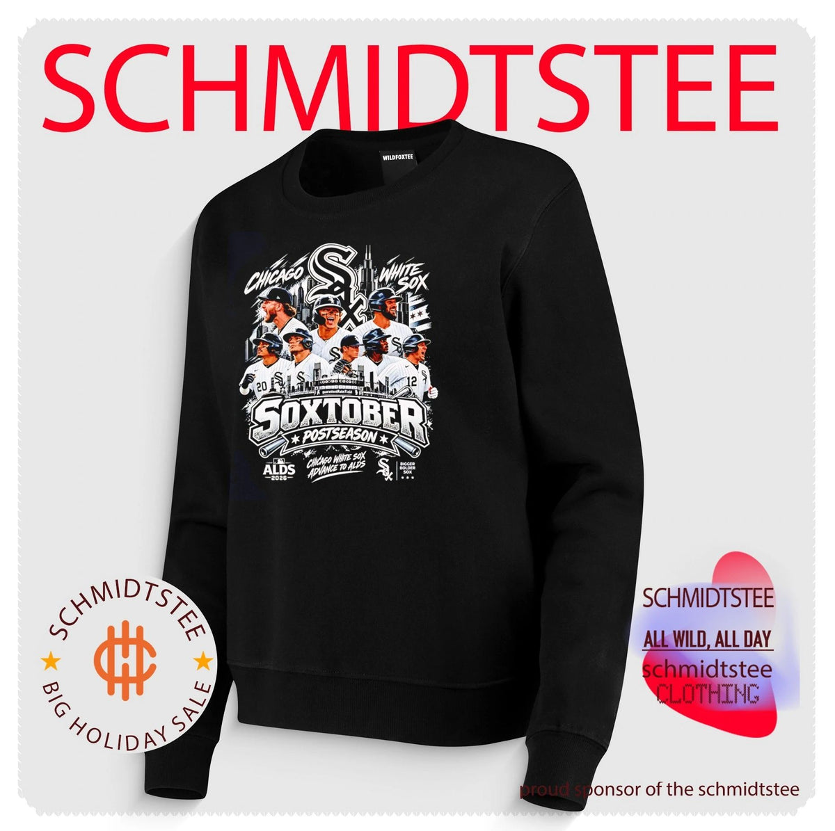 Chicago White Sox Soxtober Postseason 2026 Advance to ALDS skyline shirt