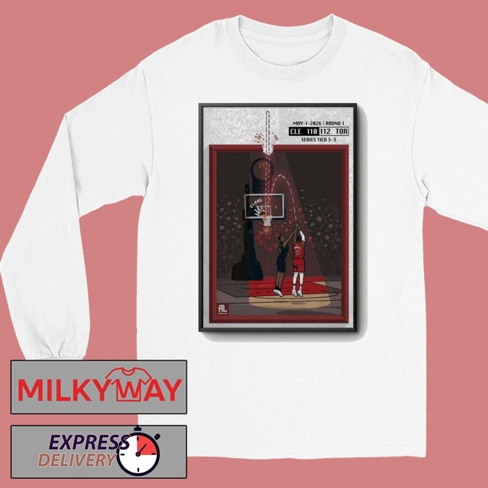 LIMITED Poster Clang Raptors Game May 01 2026 Round 1 shirt