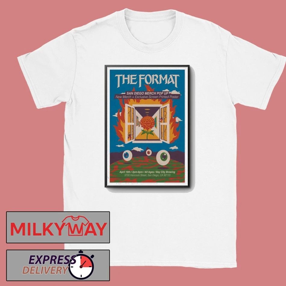 The Format Concert Tour 2026 04 19 San Diego, CA Poster shirt