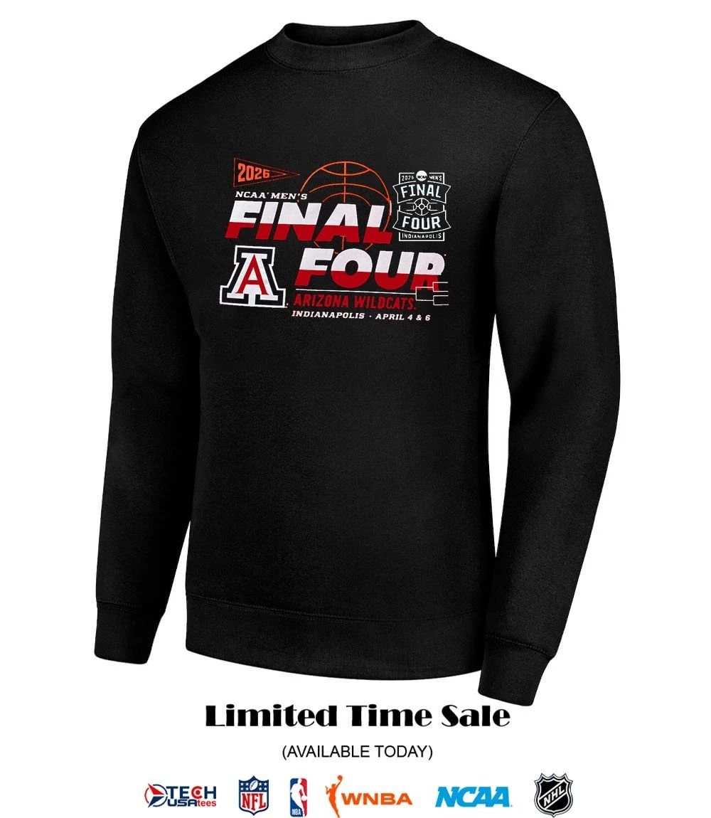 Boban Marjanovic wearing Arizona Wildcats 2026 NCAA Men’s Basketball Final Four shirt