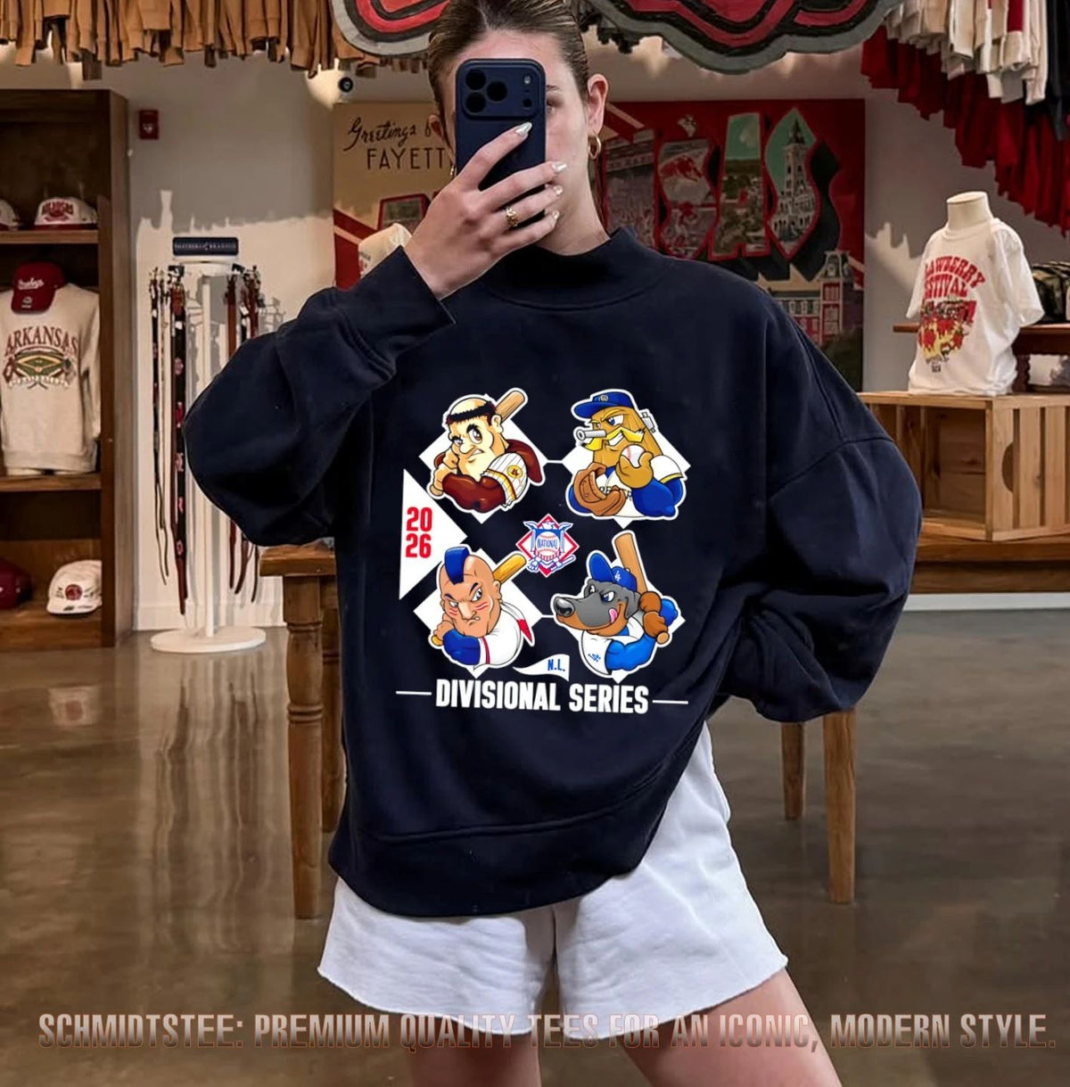 2026 National League Divisional Series Mascot Collage shirt