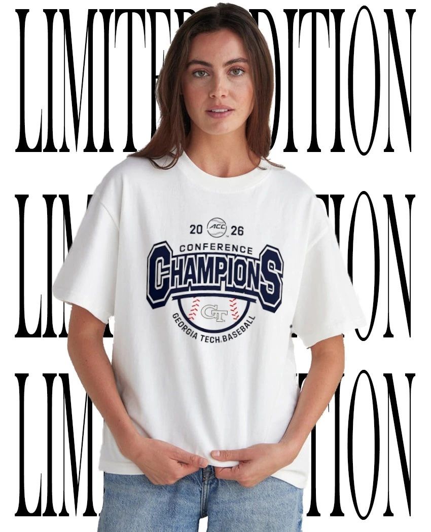 NCAA ACC Georgia Tech Yellow Jackets Baseball conference champions 2026 shirt