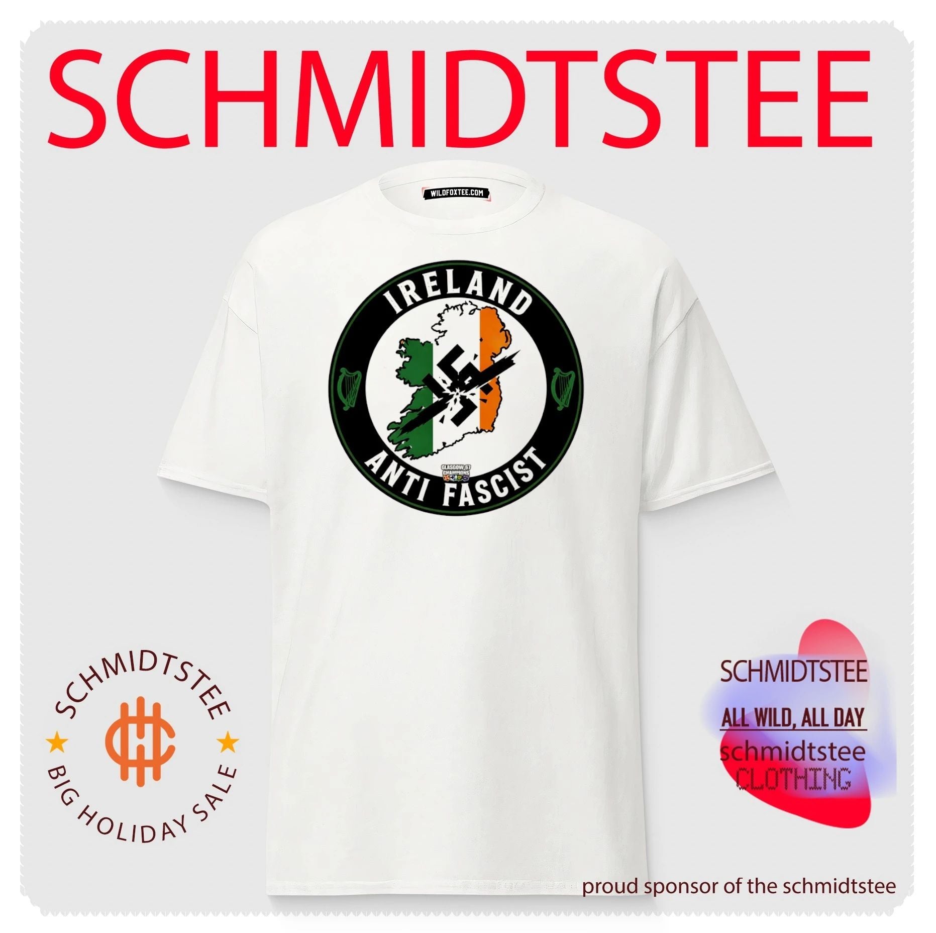 Ireland anti-fascist Jews State shirt
